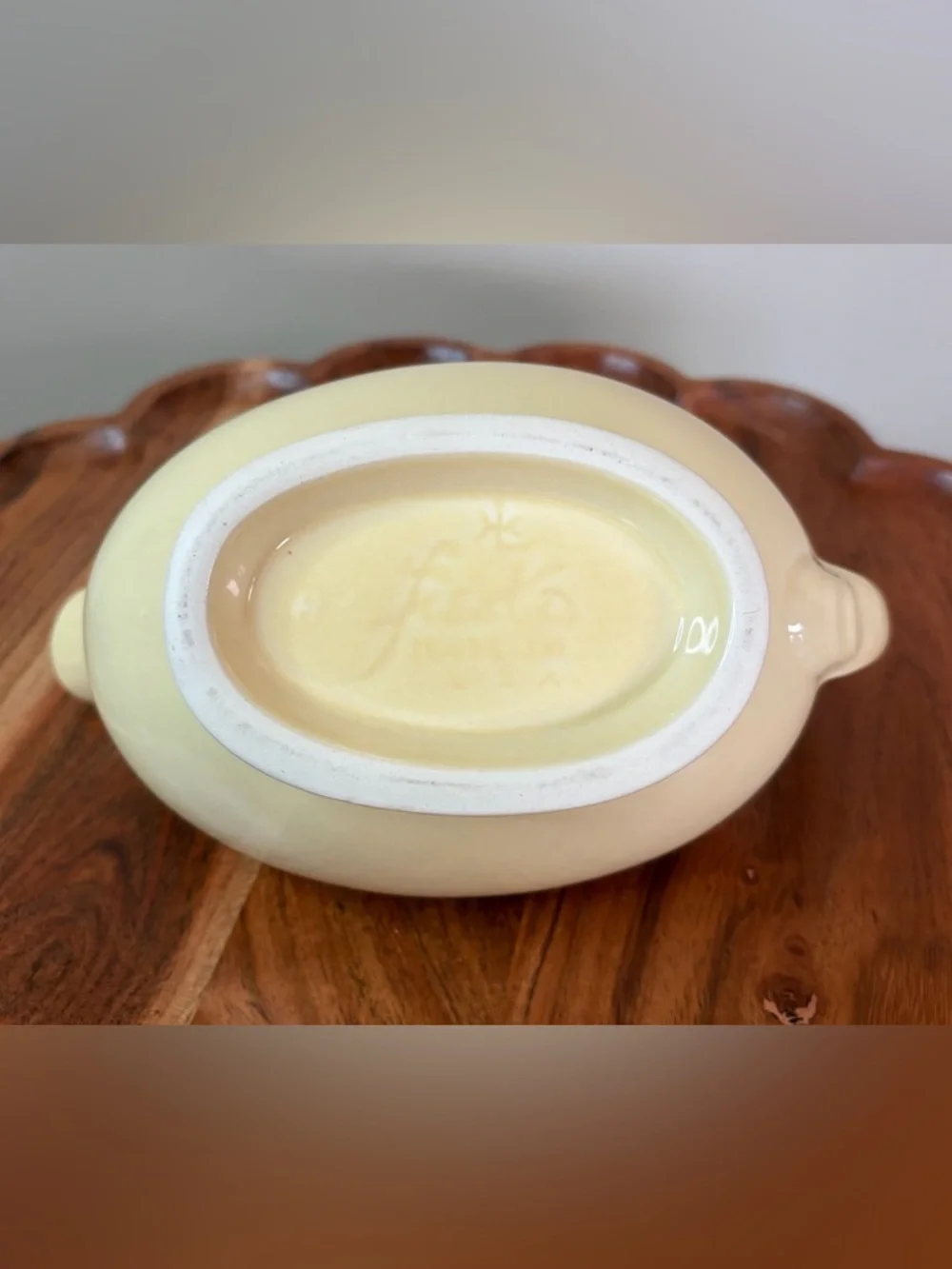 Vintage Pale Yellow Fiestaware Gravy Boat HLC EUC